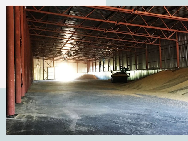 Строительство зернохранилищ в Саяногорске