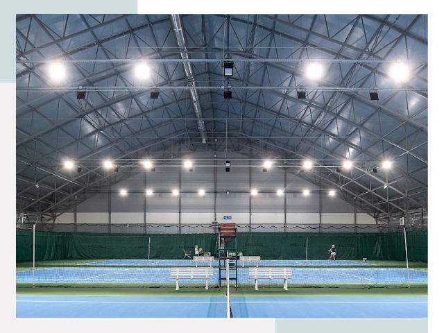 Строительство теннисных кортов в Саяногорск от 615 руб.