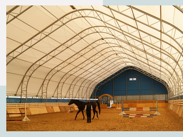 Строительство конных манежей в Саяногорске