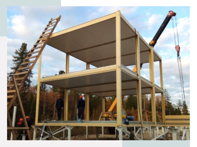 Строительство модульных здания Саяногорск