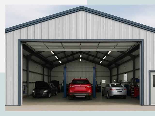 Ангары из сэндвич панелей от 615 руб. в Саяногорск