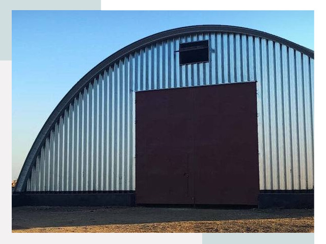 Бескаркасные ангары в Саяногорске