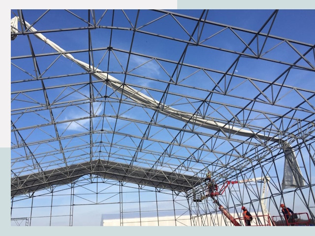 Шатровые ангары от 615 руб. в Саяногорске и Республике Хакасия