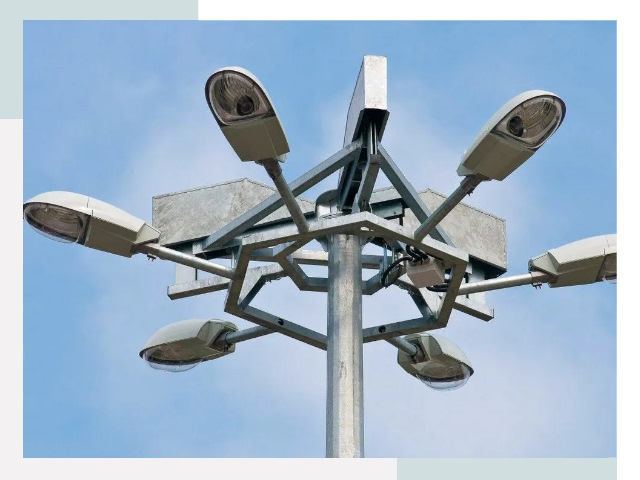 Монтаж осветительных мачт в Саяногорске