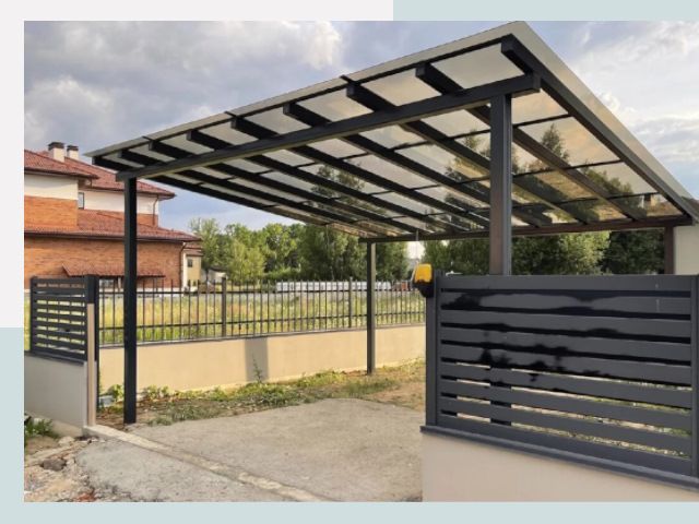 Металлические навесы в Саяногорск от 615 руб. за м²