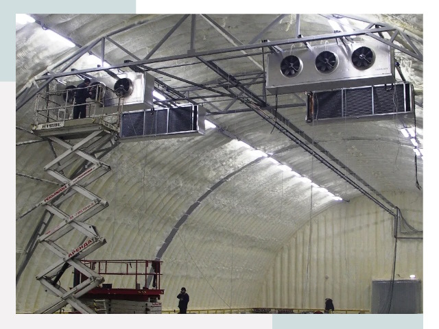 Оснащение ангаров в Саяногорске